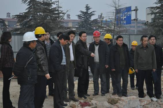省工作组莅临我市检查建筑基坑工程建设标准执行情况
